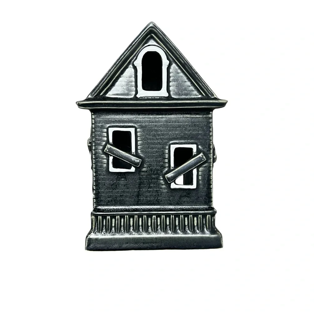 Pottery Barn Ceramic Haunted House Small Halloween